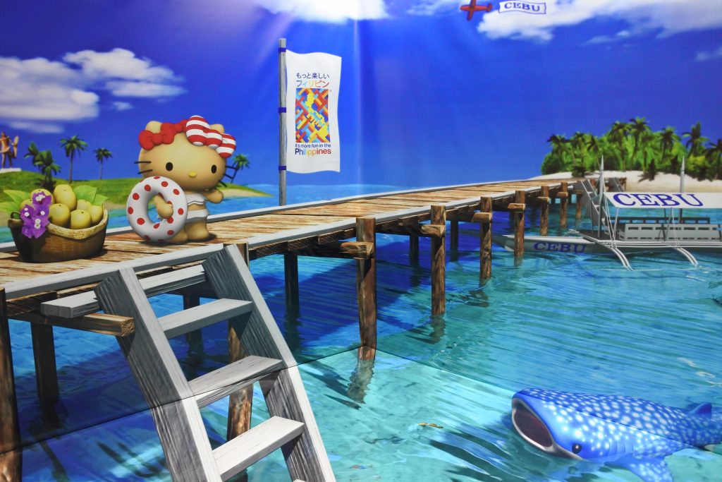 ツーリズムEXPOジャパン2016フィリピンブースの立体絵