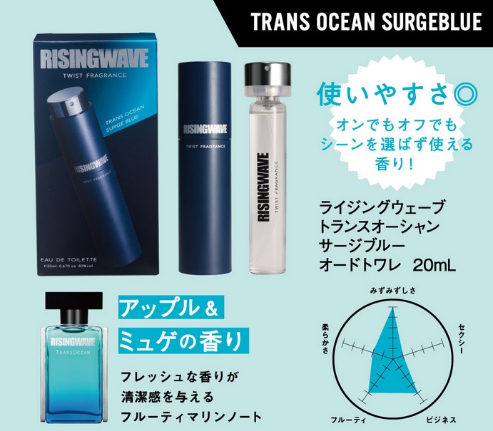 ライジングウェーブ ツイストフレグランス　トランスオーシャン サージブルー