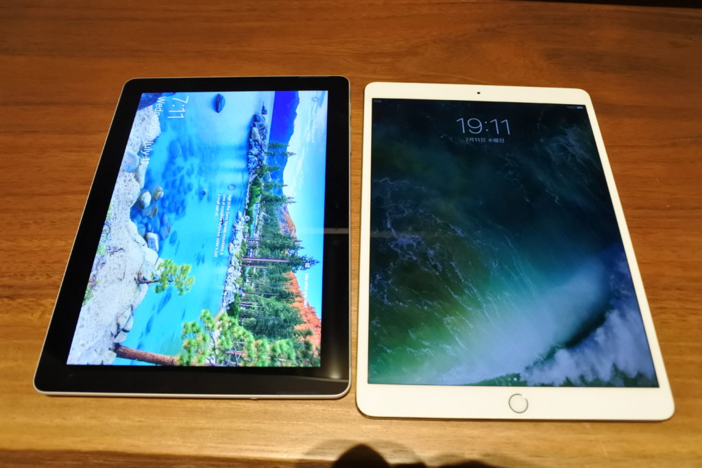 Surface Go VS iPad Pro比較