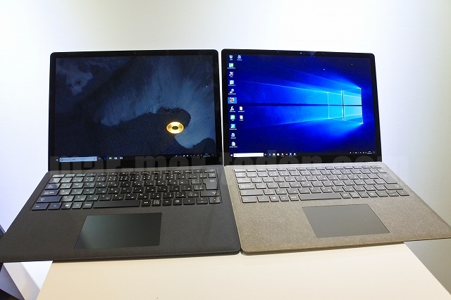 Surface Laptop 2とSurface Laptop比較
