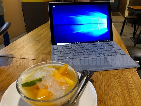 LTE版Surface Proマンゴーかき氷