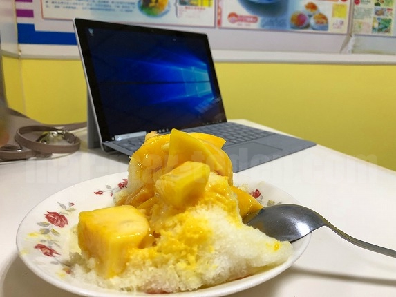 LTE版Surface Proマンゴーかき氷