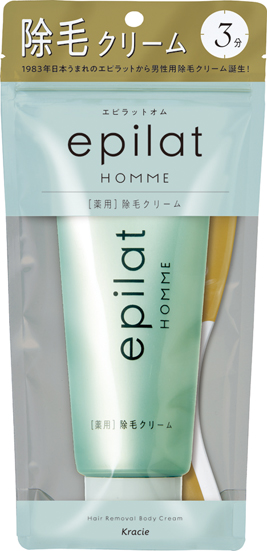 エピラットオム(epilat HOMME) 薬用除毛クリームパッケージ