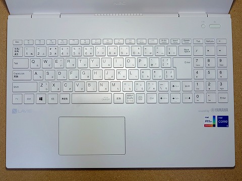 【実機レビュー】NECノートパソコンLAVIE Direct N15の口コミ評価＆評判まとめ PC-GN244RUAN　キーボード拡大