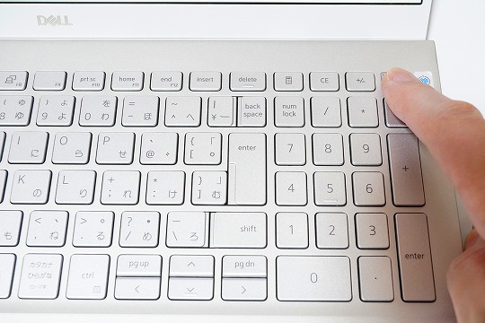 【実機レビュー】DELLノートパソコンInspiron 15 5000(5502)の口コミ評価＆評判まとめ　指紋認証