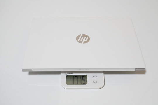 【実機レビュー】HPノートパソコンPavilion 15-eh1000(AMD)の口コミ評価&評判まとめ 本体重量