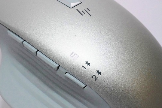 【実機レビュー】HP 930クリエイターワイヤレスマウスの口コミ評価＆質問まとめ　端末切り替えボタン
