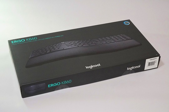 【実機レビュー】ロジクールERGO K860ワイヤレススプリットキーボードの口コミ評価&質問まとめ 化粧箱