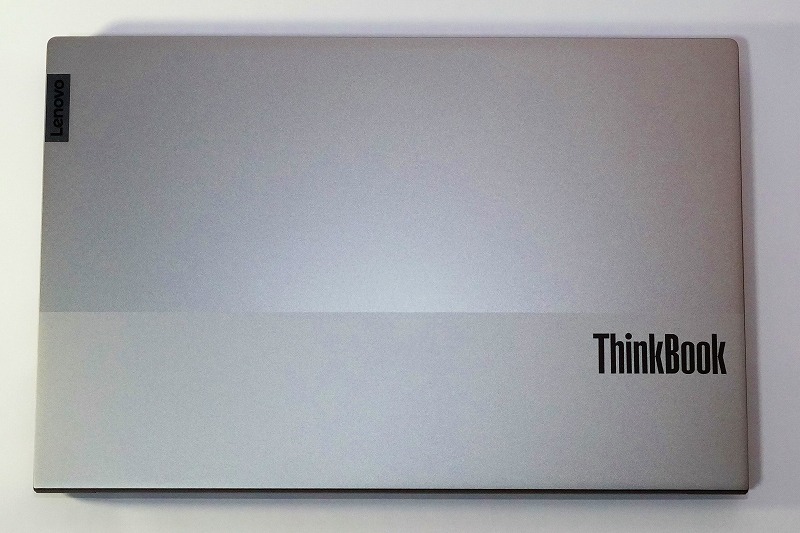 【実機レビュー】レノボノートパソコンThinkBook 15 Gen 3((AMD)の口コミ評価＆評判まとめ　天板液晶面