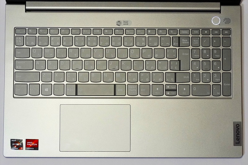 【実機レビュー】レノボノートパソコンThinkBook 15 Gen 3((AMD)の口コミ評価＆評判まとめ　キーボード