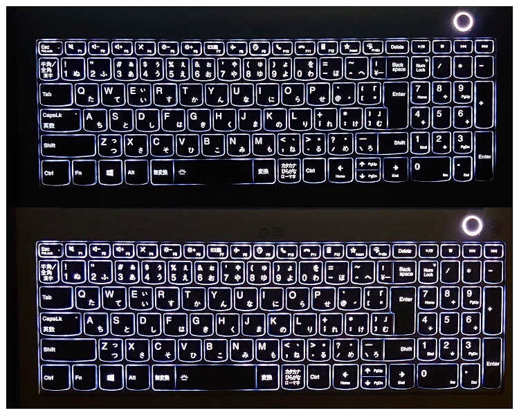【実機レビュー】レノボノートパソコンThinkBook 15 Gen 3((AMD)の口コミ評価＆評判まとめ　キーボードバックライト