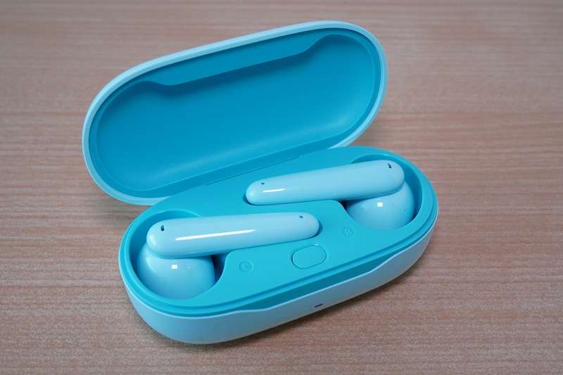 【実機レビュー】HUAWEI(ファーウェイ) FreeBuds SE 完全ワイヤレスイヤフォンの口コミ評価＆評判まとめ　充電ケースを開けた状態