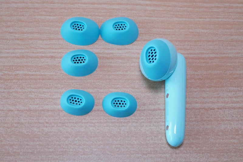 【実機レビュー】HUAWEI(ファーウェイ) FreeBuds SE 完全ワイヤレスイヤフォンの口コミ評価＆評判まとめ　イヤピース S・M・L