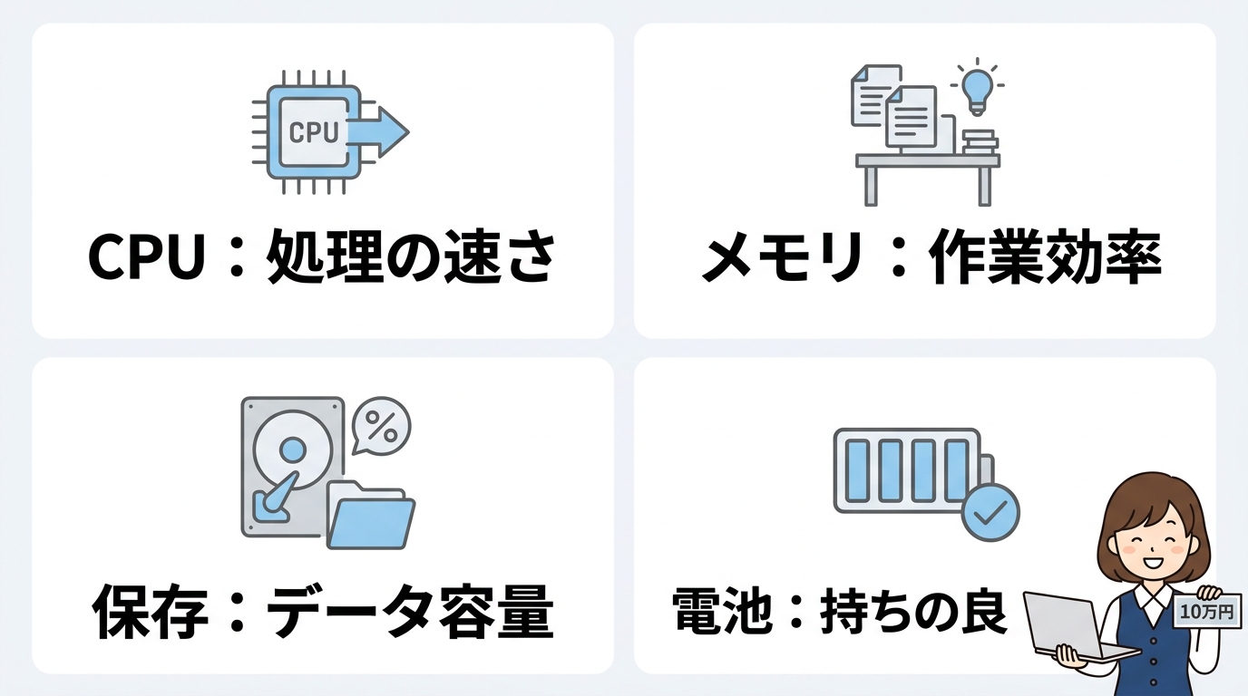後悔しないためのスペック選び