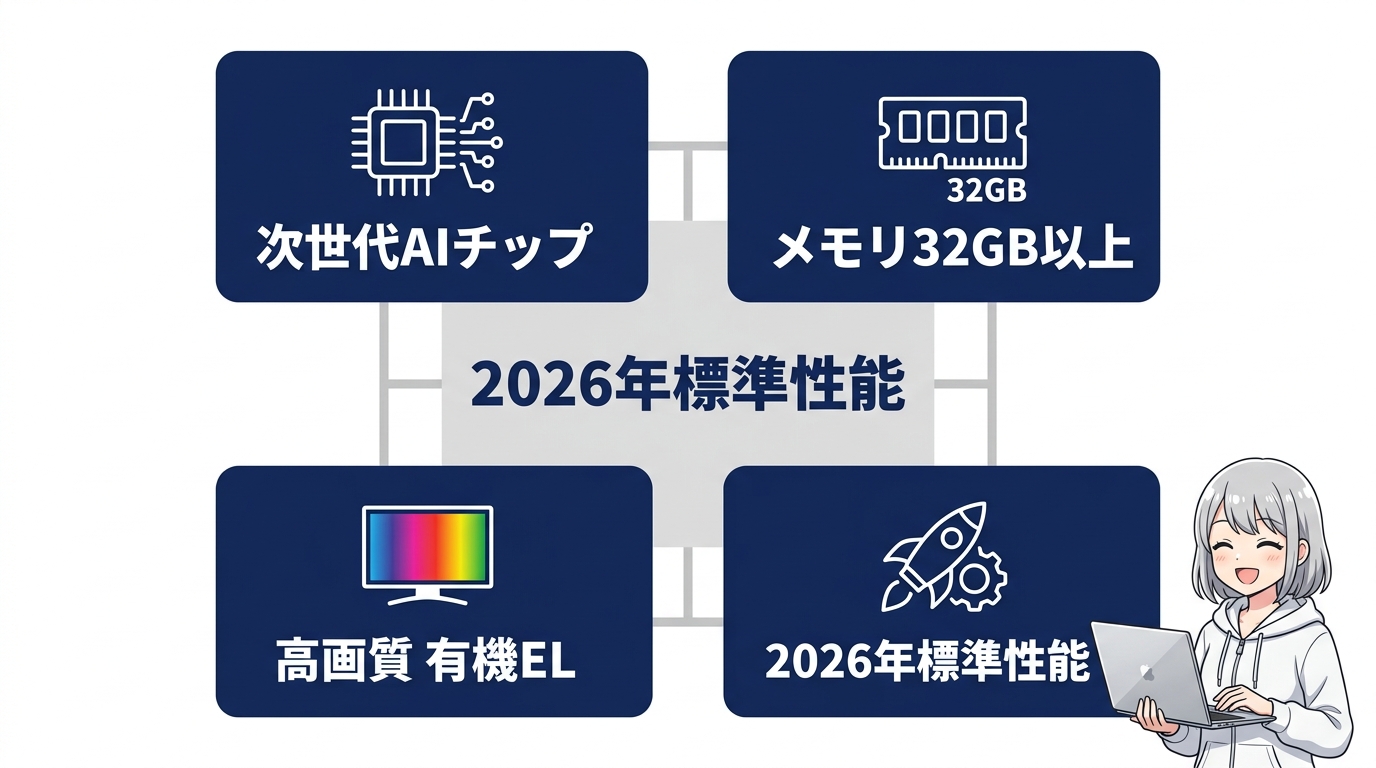 2026年の最新スペック基準